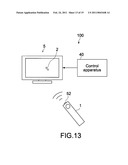 OPERATION INPUT SYSTEM, CONTROL APPARATUS, HANDHELD APPARATUS, AND OPERATION INPUT METHOD diagram and image