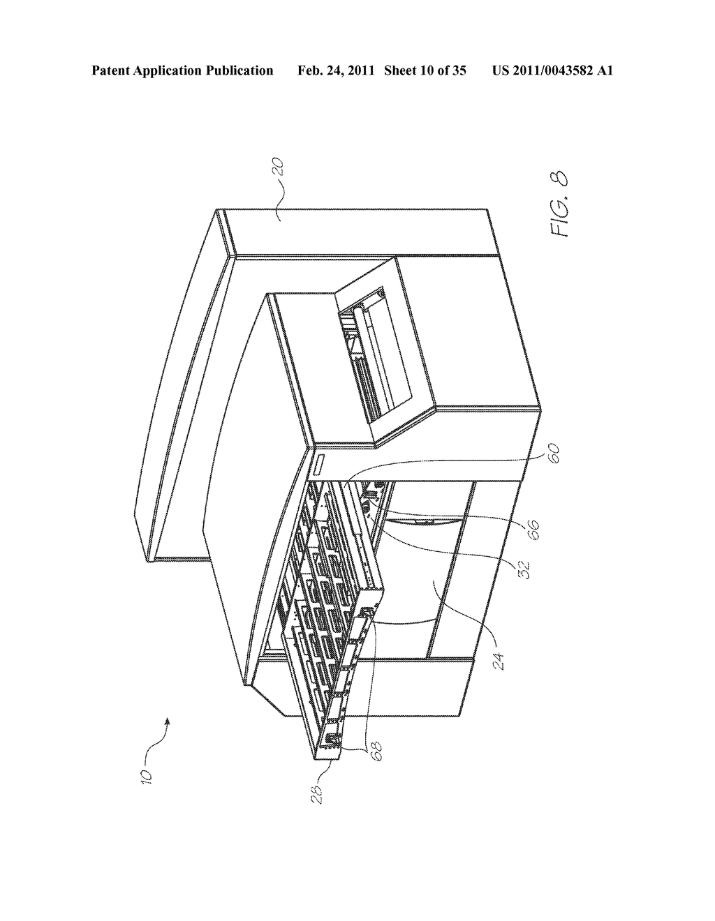 CONTINUOUS WEB PRINTER WITH AUTOMATED WEB THREADING MECHANISM - diagram, schematic, and image 11