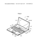 INFORMATION PROCESSOR WITH PROJECTOR diagram and image