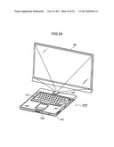 INFORMATION PROCESSOR WITH PROJECTOR diagram and image