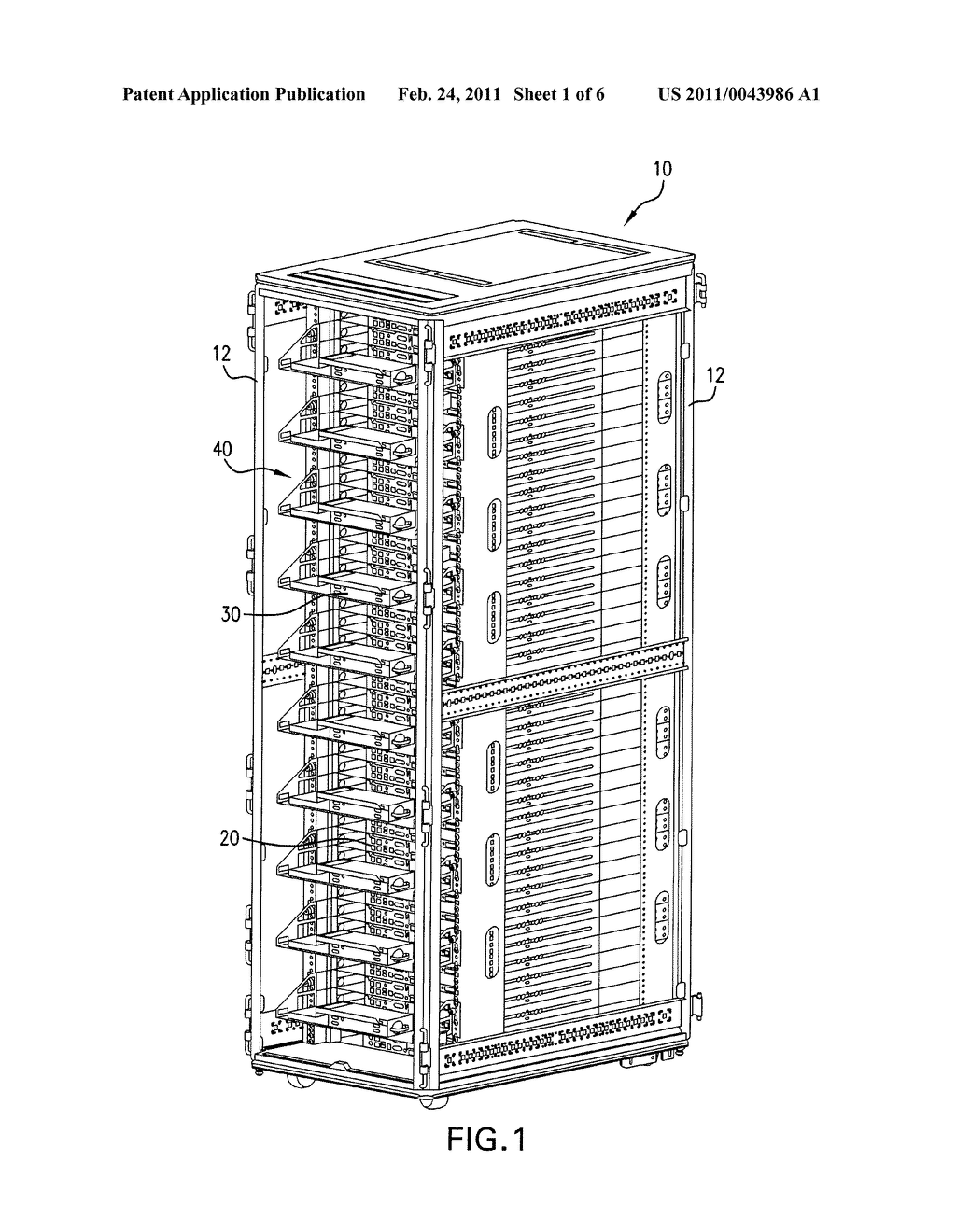 POWER SUPPLY ASSEMBLY FOR SERVER RACK AND METHOD FOR MOUNTING POWER SUPPLY FOR SERVER RACK - diagram, schematic, and image 02
