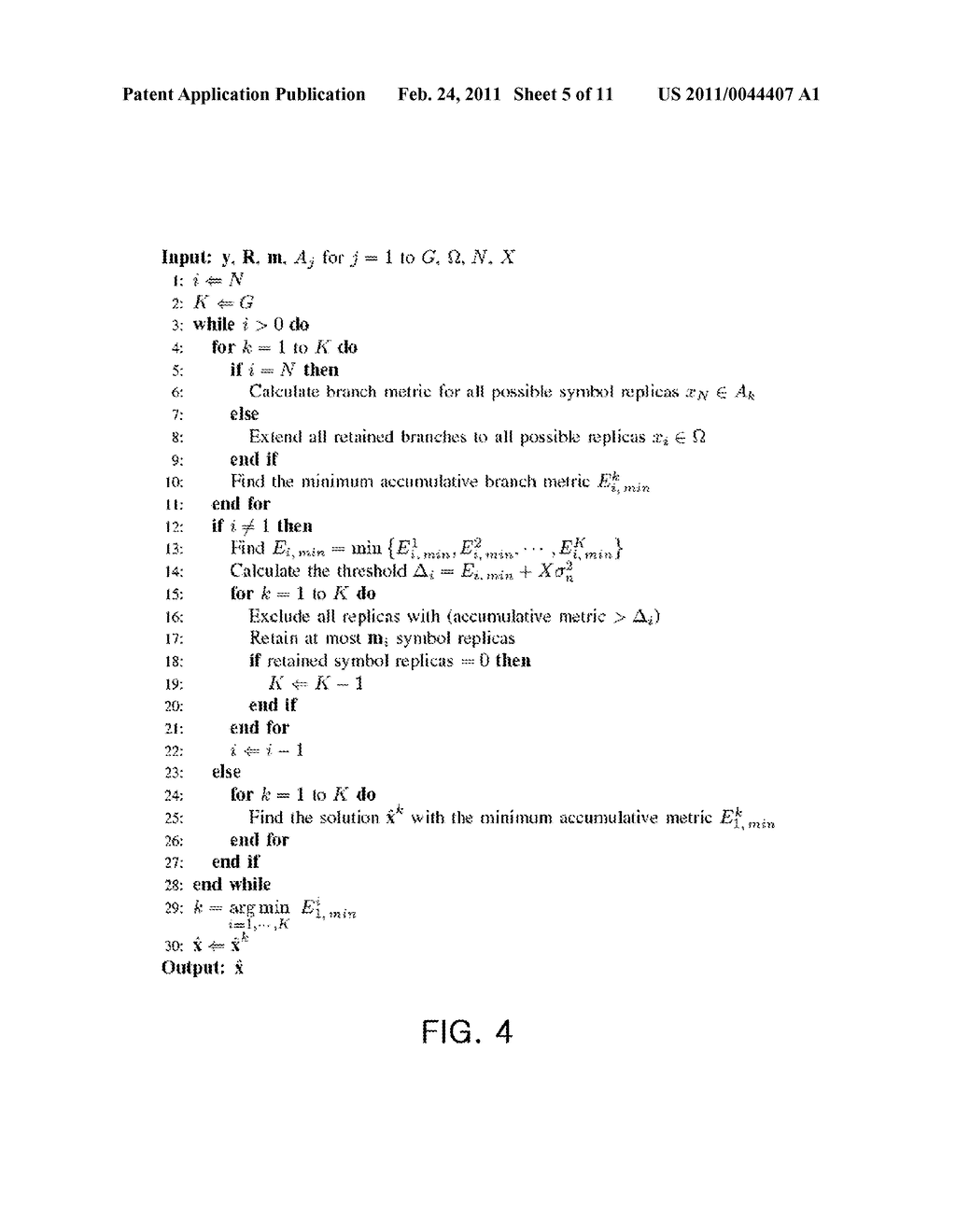 ADAPTIVE QRD-M ALGORITHM BASED SIGNAL DETECTING METHOD BY USING CONSTELLATION SET GROUPING IN SPATIAL MULTIPLEXING MULTIPLE-INPUT MULTIPLE-OUTPUT SYSTEM - diagram, schematic, and image 06