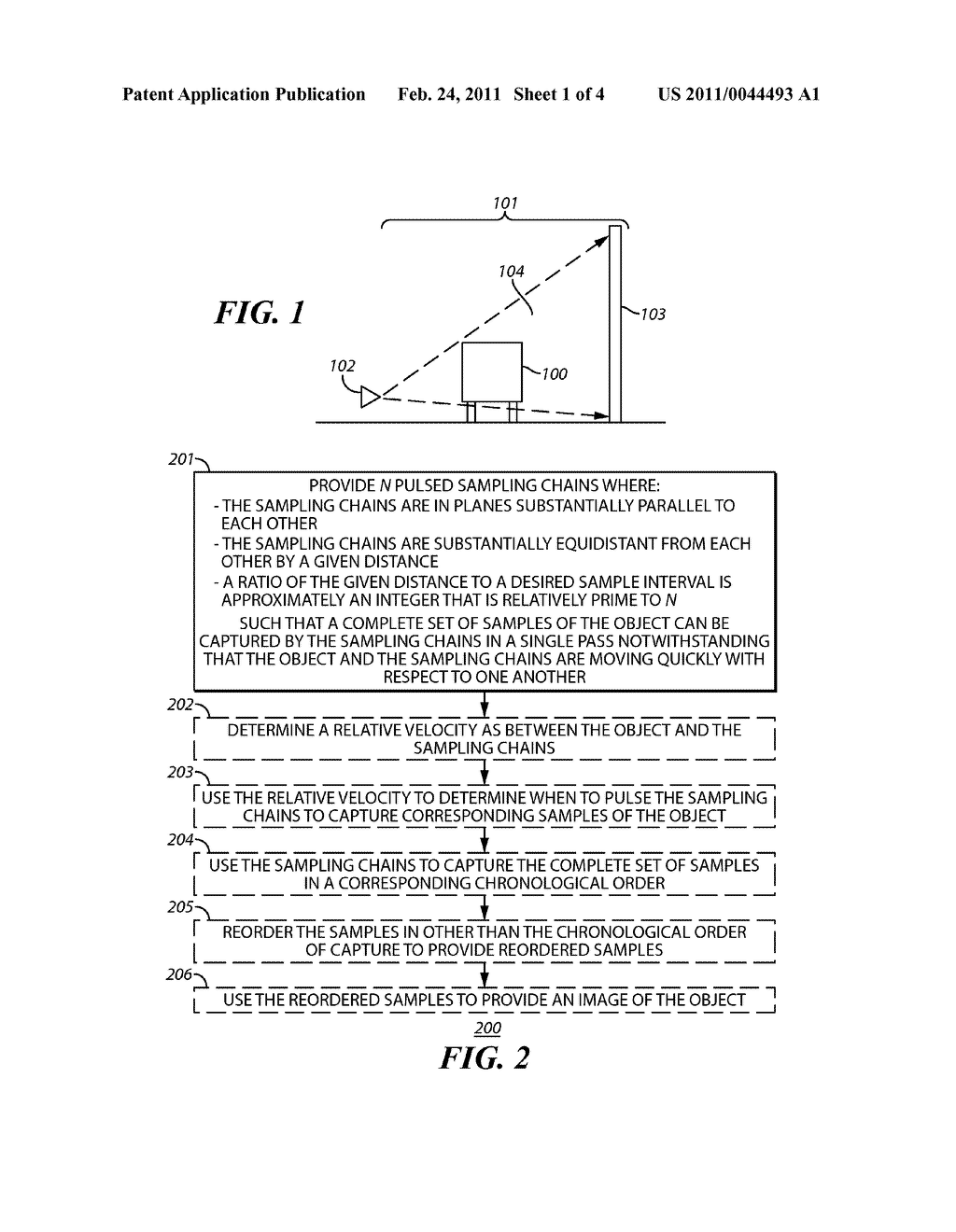 Apparatus to Facilitate Capturing Samples As Pertain to an Object to Be Imaged and Corresponding Method - diagram, schematic, and image 02