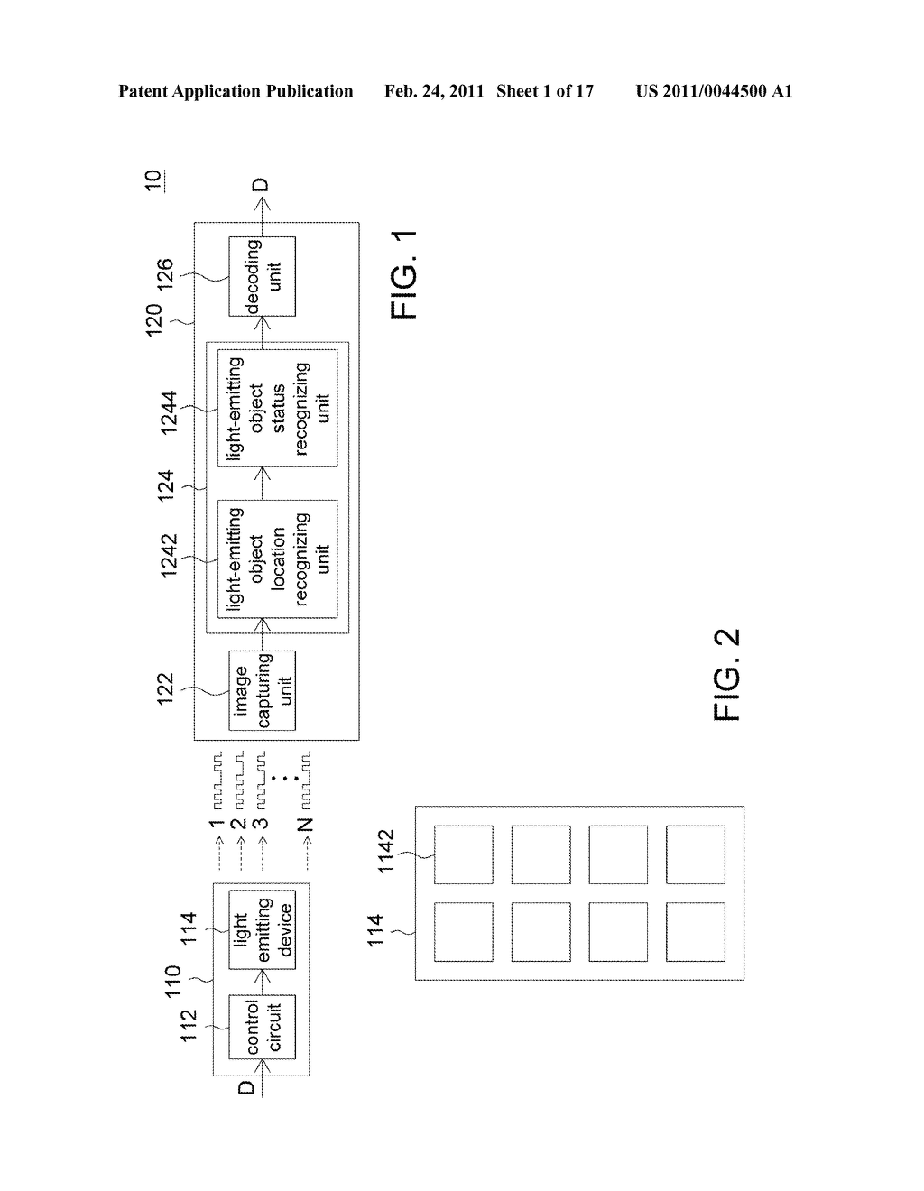 Light Information Receiving Method, Unit and Method for Recognition of Light-Emitting Objects - diagram, schematic, and image 02