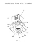 CEILING RECESSED VENTILATING FAN WITH ILLUMINATING DEVICE diagram and image