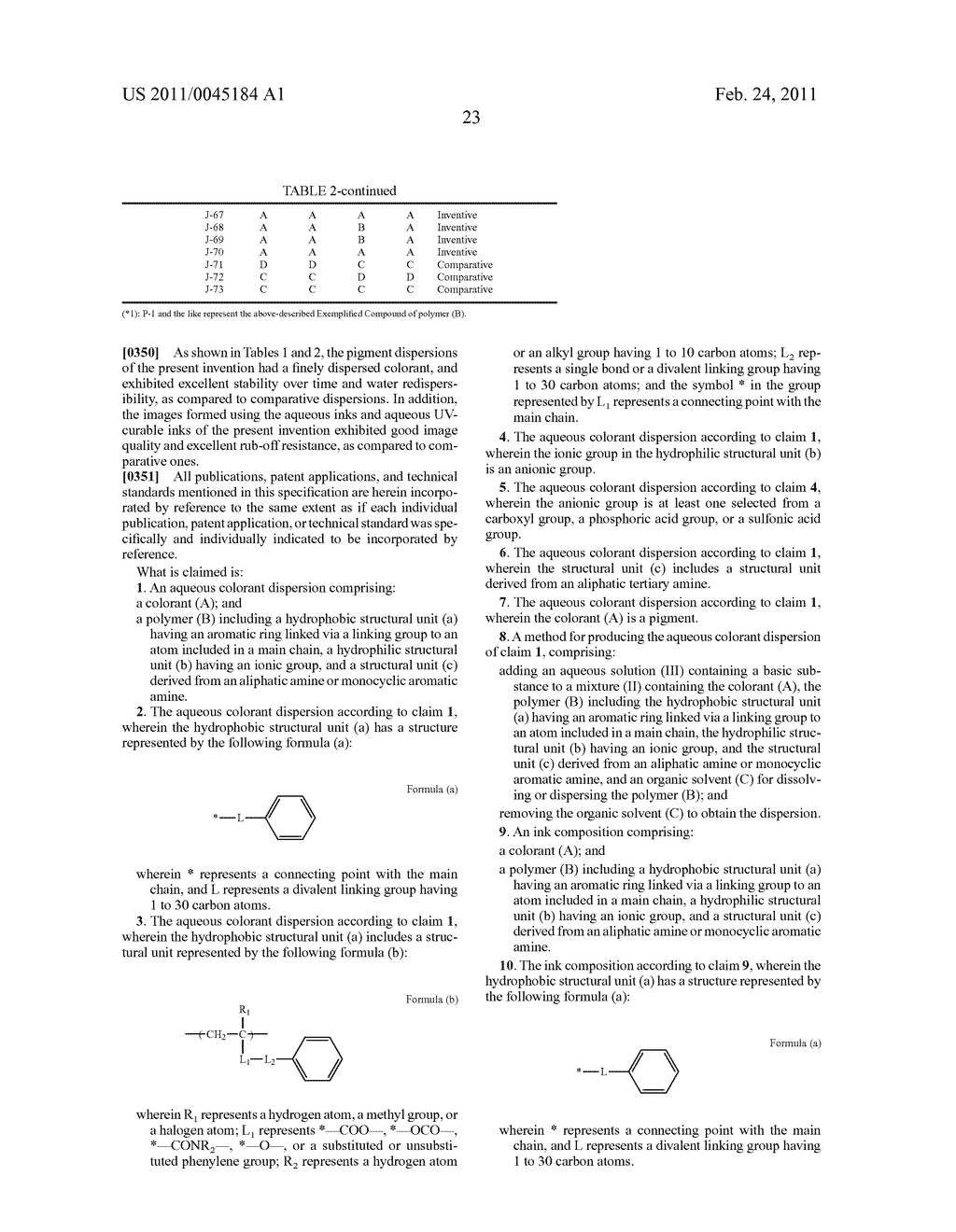 AQUEOUS COLORANT DISPERSION AND METHOD FOR PRODUCING THE SAME, INK COMPOSITION, INK SET, IMAGE-FORMING METHOD, AND DISPERSANT - diagram, schematic, and image 24