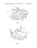 Device for retaining a battery diagram and image