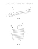 Device for retaining a battery diagram and image