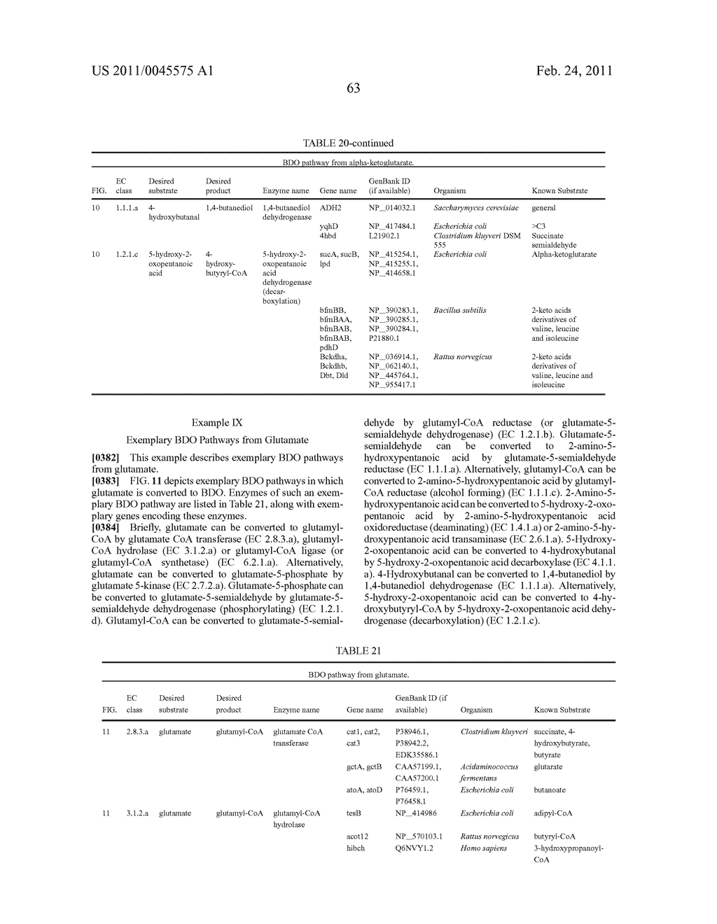 MICROORGANISMS FOR THE PRODUCTION OF 1,4-BUTANEDIOL AND RELATED METHODS - diagram, schematic, and image 125