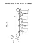 Light emitting diode integrated with lens, line printer head, and method of manufacturing the light emitting diode diagram and image