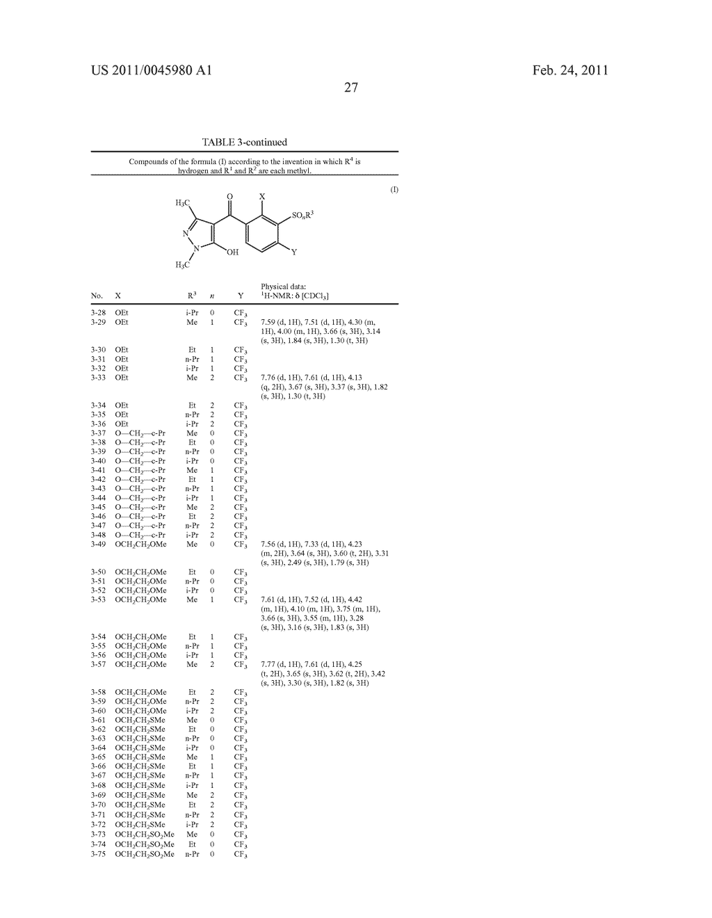 4-(3-ALKYLTHIOBENZOYL)PYRAZOLES AND THEIR USE AS HERBICIDES - diagram, schematic, and image 28