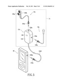 PORTABLE AUDIO CONTROL SYSTEM AND AUDIO CONTROL DEVICE THEREOF diagram and image