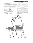 BATTING GLOVE WITH ROLLOVER STRAP diagram and image