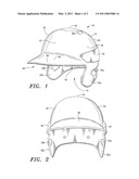 Batting Helmet Having Localized Impact Protection diagram and image