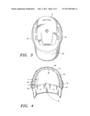 Batting Helmet Having Localized Impact Protection diagram and image