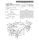 Massage table with comfort feature diagram and image