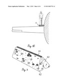 ARTICULATED, MULTIPLE CLEANING SURFACE CLEANING TOOL AND METHOD diagram and image