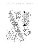 Wiper assembly for sweeping a glass surface on a vehicle diagram and image