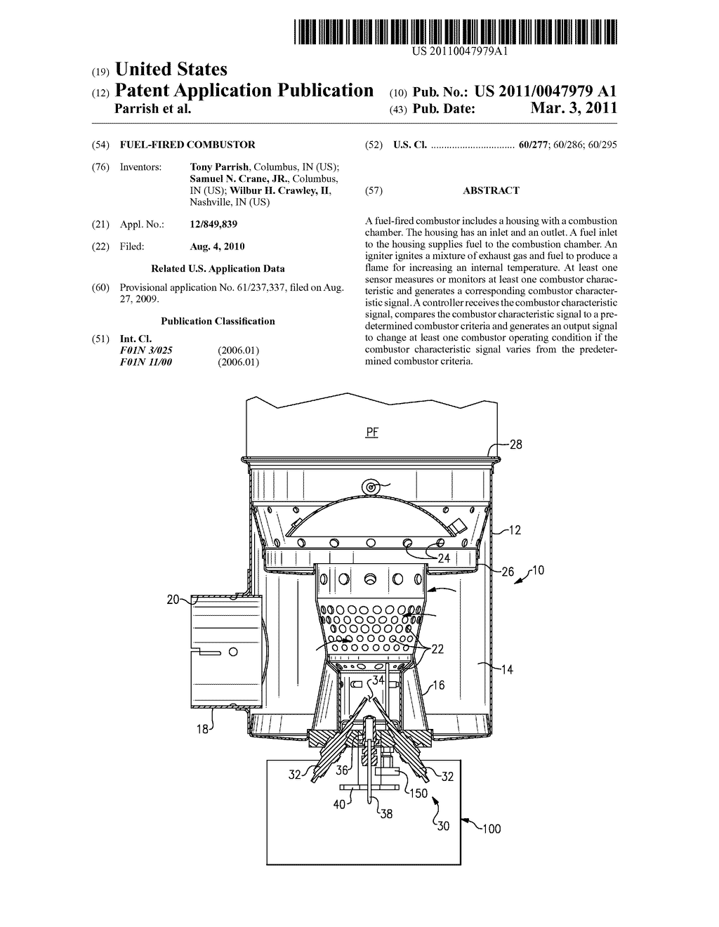 FUEL-FIRED COMBUSTOR - diagram, schematic, and image 01