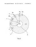 DEVICE FOR DISTRIBUTING FEED AND RECOVERING EFFLUENTS IN A RADIAL BED CATALYTIC REACTOR diagram and image