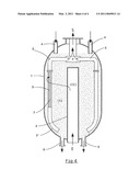 DEVICE FOR DISTRIBUTING FEED AND RECOVERING EFFLUENTS IN A RADIAL BED CATALYTIC REACTOR diagram and image