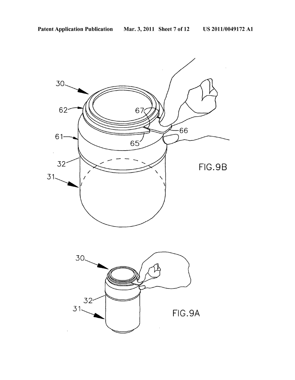 Seal for beverage can/bottle providing hygiene and confidence in hygiene - diagram, schematic, and image 08