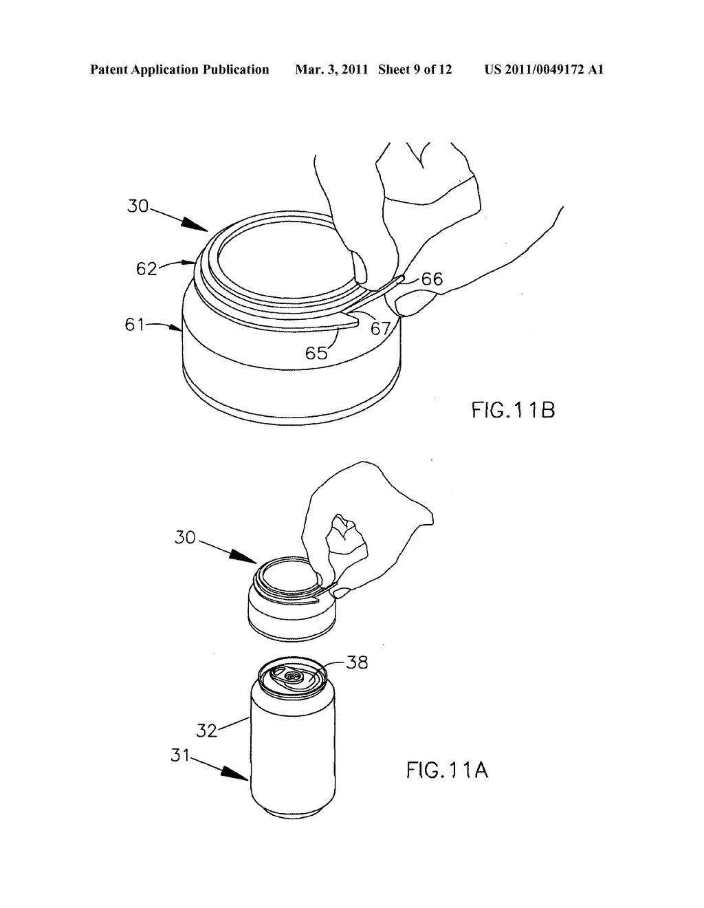 Seal for beverage can/bottle providing hygiene and confidence in hygiene - diagram, schematic, and image 10
