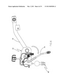 Coupling Device for Connecting Bicycle Rack to Hitch Ball diagram and image