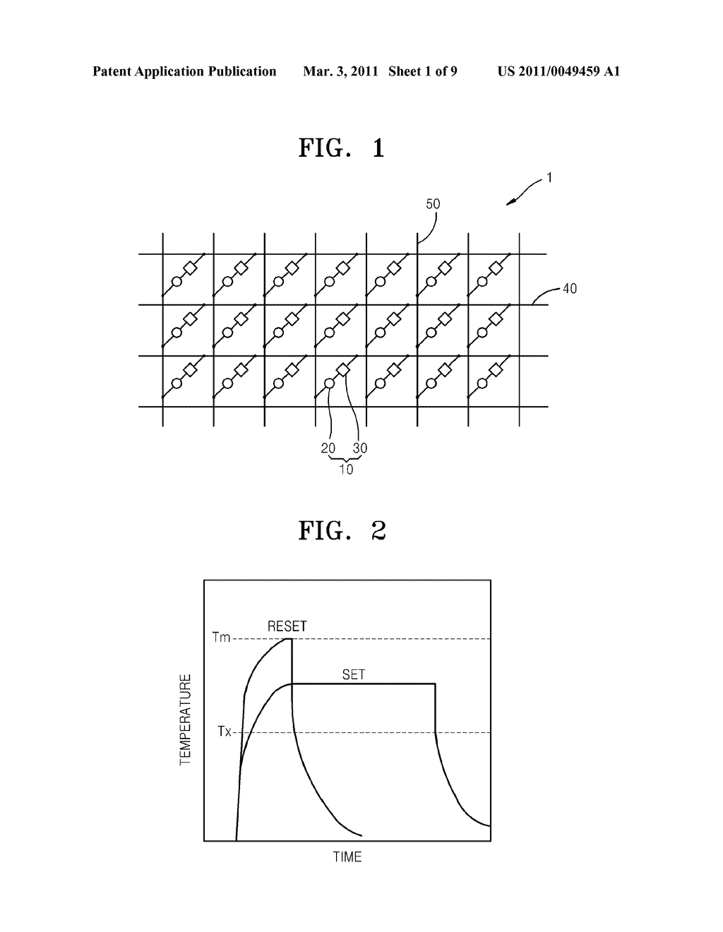 NON-VOLATILE MEMORY DEVICE INCLUDING PHASE-CHANGE MATERIAL - diagram, schematic, and image 02