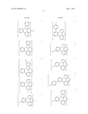 MATERIAL FOR ORGANIC ELECTROLUMINESCENCE DEVICE AND ORGANIC ELECTROLUMINESCENCE DEVICE diagram and image