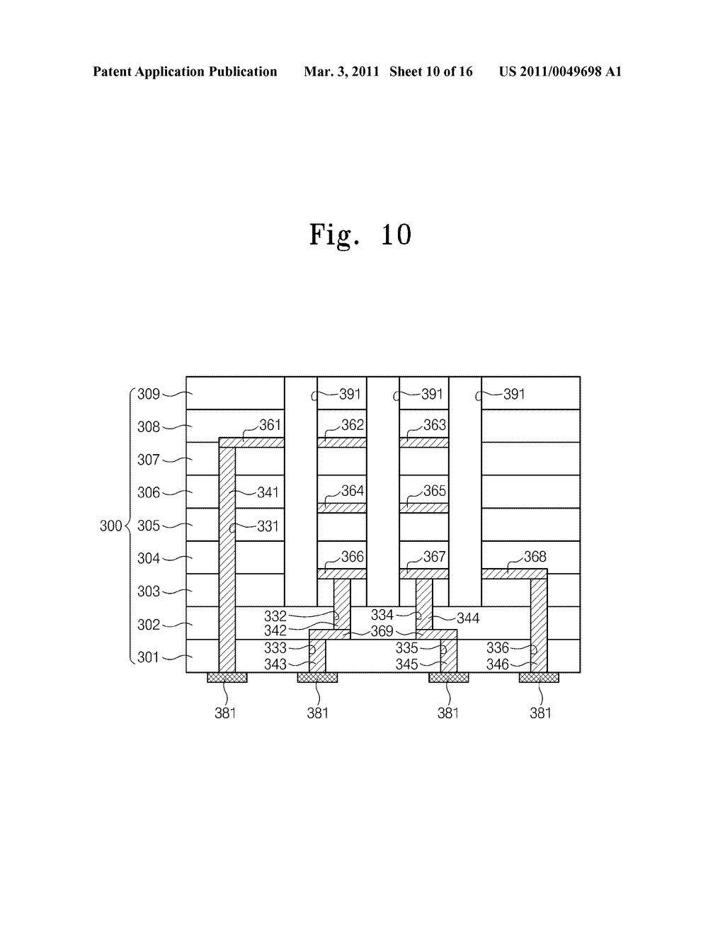 SEMICONDUCTOR PACKAGE AND METHOD OF FABRICATING THE SAME - diagram, schematic, and image 11