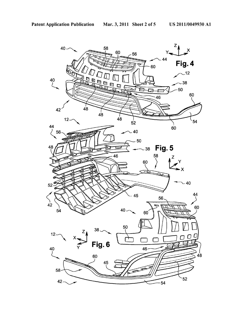 AN ASSEMBLY COMPRISING A BUMPER SKIN AND MASKING MEANS - diagram, schematic, and image 03