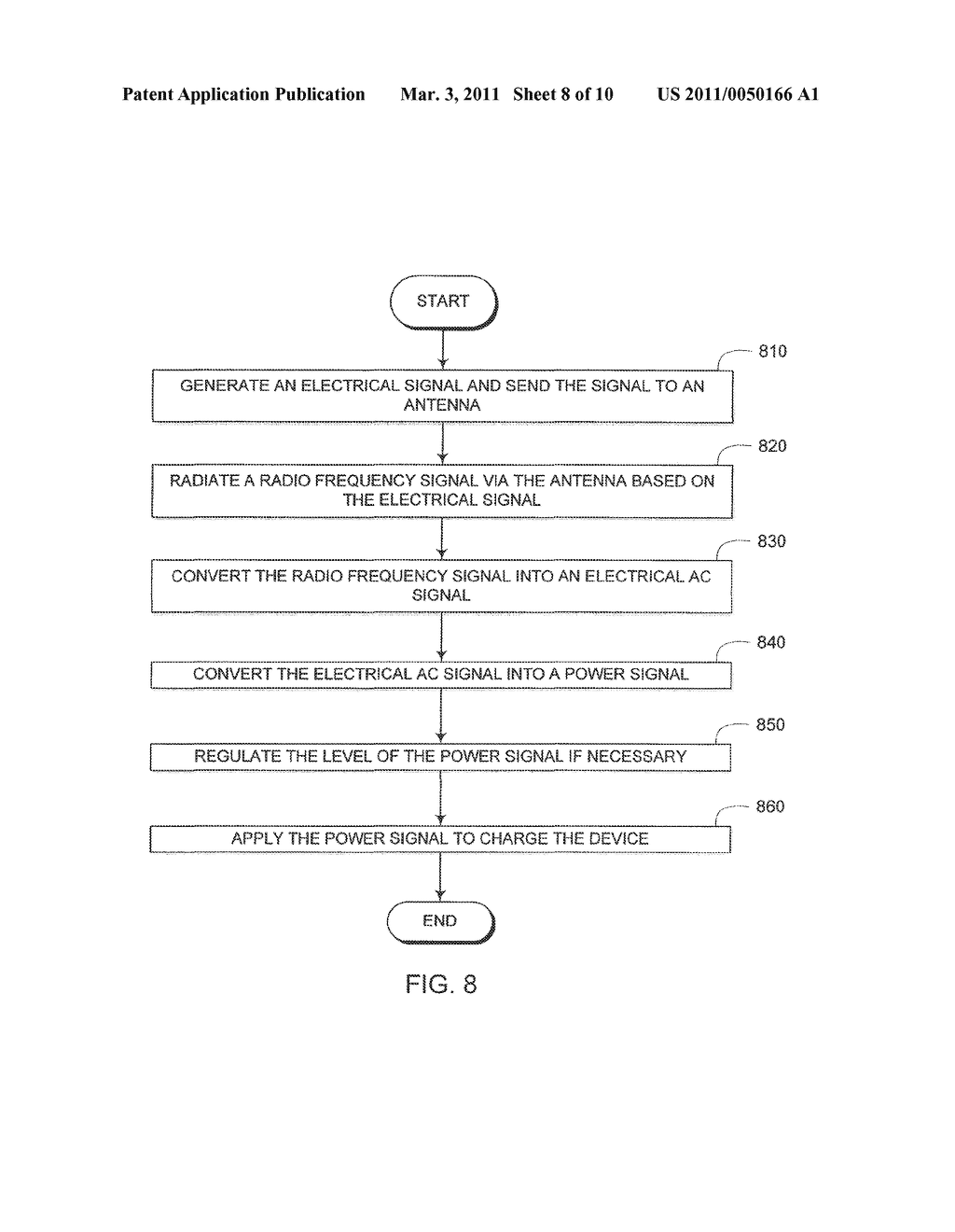 METHOD AND SYSTEM FOR POWERING AN ELECTRONIC DEVICE VIA A WIRELESS LINK - diagram, schematic, and image 09