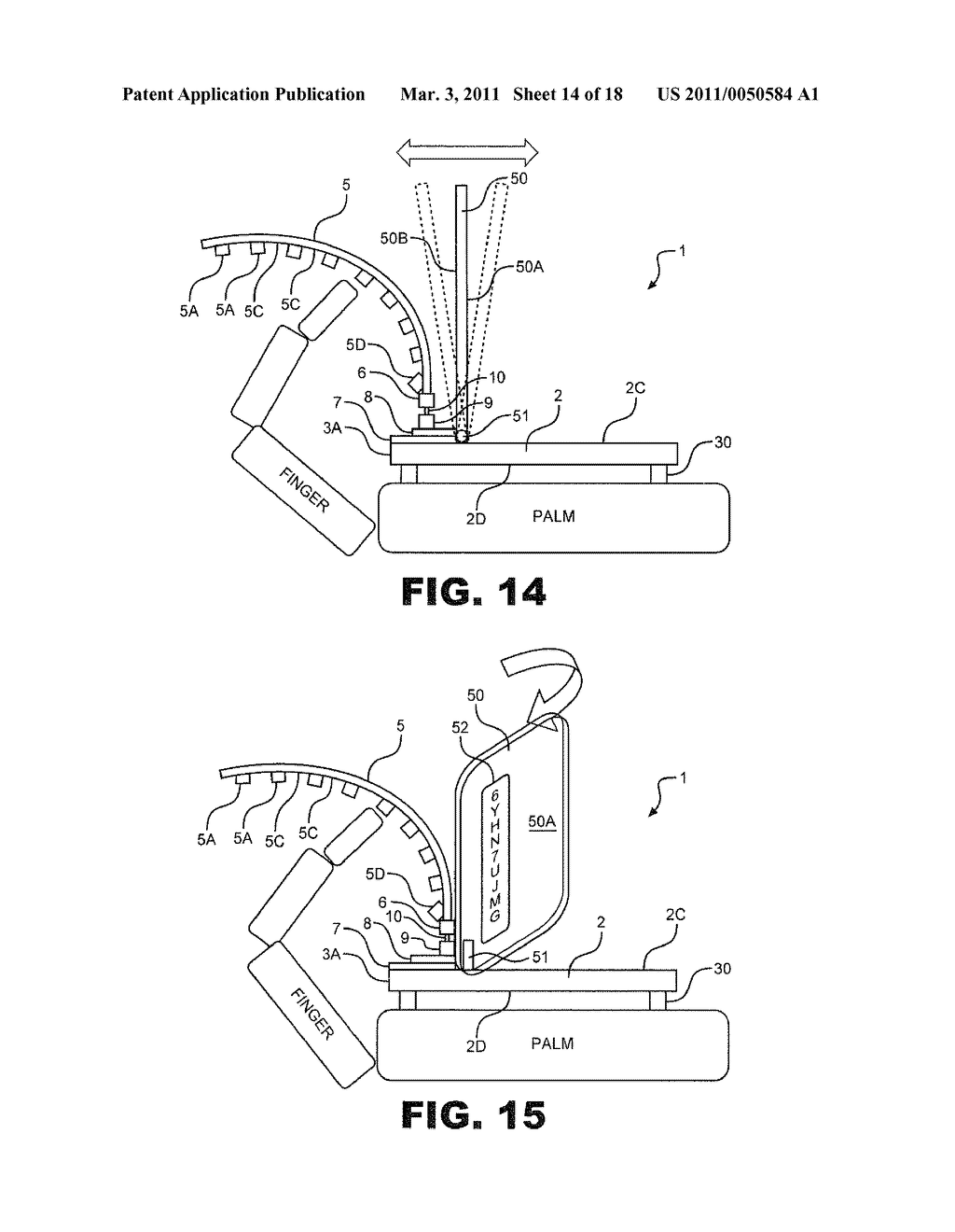 SET OF HANDHELD ADJUSTABLE PANELS OF ERGONOMIC KEYS AND MOUSE - diagram, schematic, and image 15