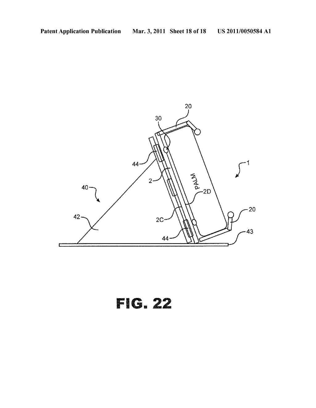 SET OF HANDHELD ADJUSTABLE PANELS OF ERGONOMIC KEYS AND MOUSE - diagram, schematic, and image 19