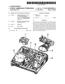 Projection Type Display Apparatus diagram and image