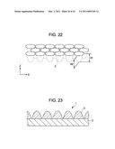 OPTICAL DEVICE, MANUFACTURING METHOD THEREOF, AND METHOD OF MANUFACTURING MASTER diagram and image