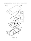 SLIDE MECHANISM FOR SLIDE-TYPE PORTABLE ELECTRONIC DEVICE diagram and image