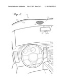 ARRANGEMENT FOR MOUNTING A MICROPHONE TO AN INTERIOR SURFACE OF A VEHICLE diagram and image