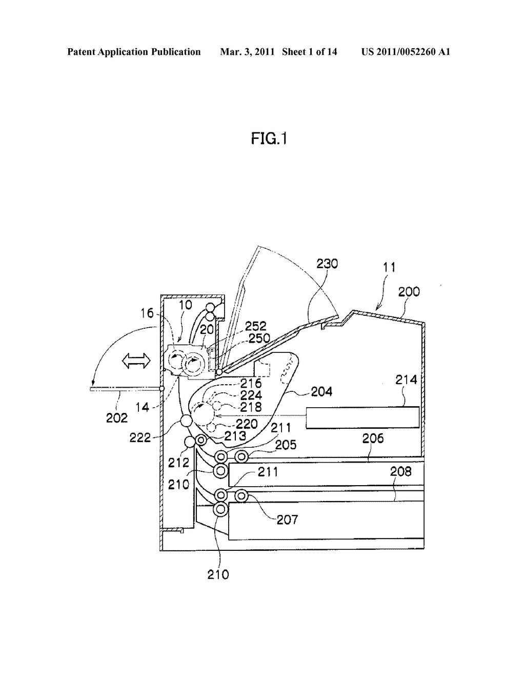 PRESSURE ADJUSTING MECHANISM FOR A FIXING DEVICE AND IMAGE FORMING APPARATUS - diagram, schematic, and image 02