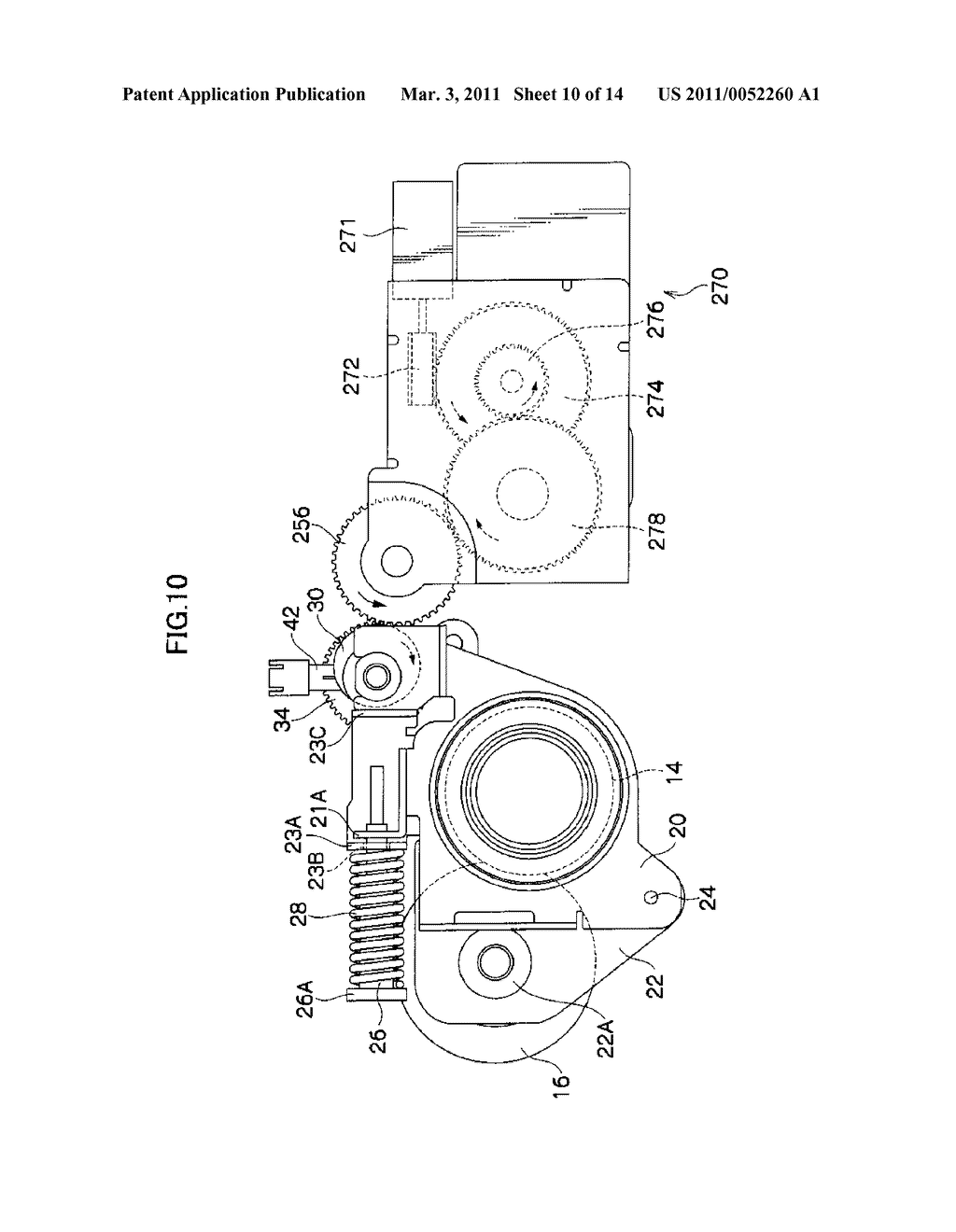 PRESSURE ADJUSTING MECHANISM FOR A FIXING DEVICE AND IMAGE FORMING APPARATUS - diagram, schematic, and image 11