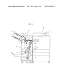 BOOKBINDING DEVICE AND PRINT-MEDIUM POST-TREATMENT APPARATUS HAVING THE SAME diagram and image