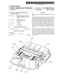 PORTABLE PRINTER EQUIPPED WITH MANUAL CUTTER diagram and image