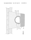 DRAINAGE SYSTEM FOR DIRECTING SURFACE WATER TO UNDERGROUND STRATA diagram and image