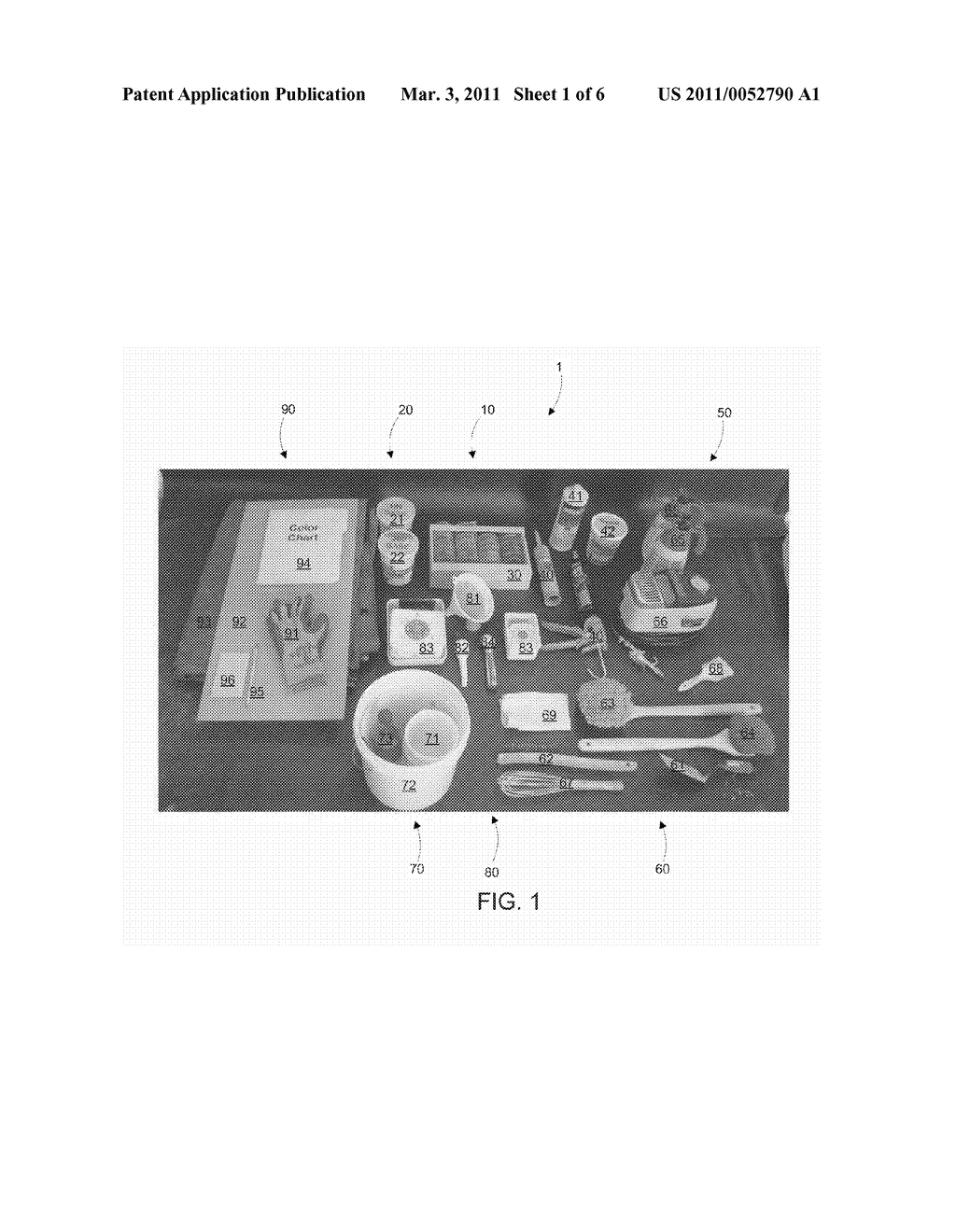 KITS FOR AND METHODS OF REPAIR, MAINTENANCE AND SUBSTANTIAL COLOR MATCH OF CEMENTITIOUS MATERIALS - diagram, schematic, and image 02