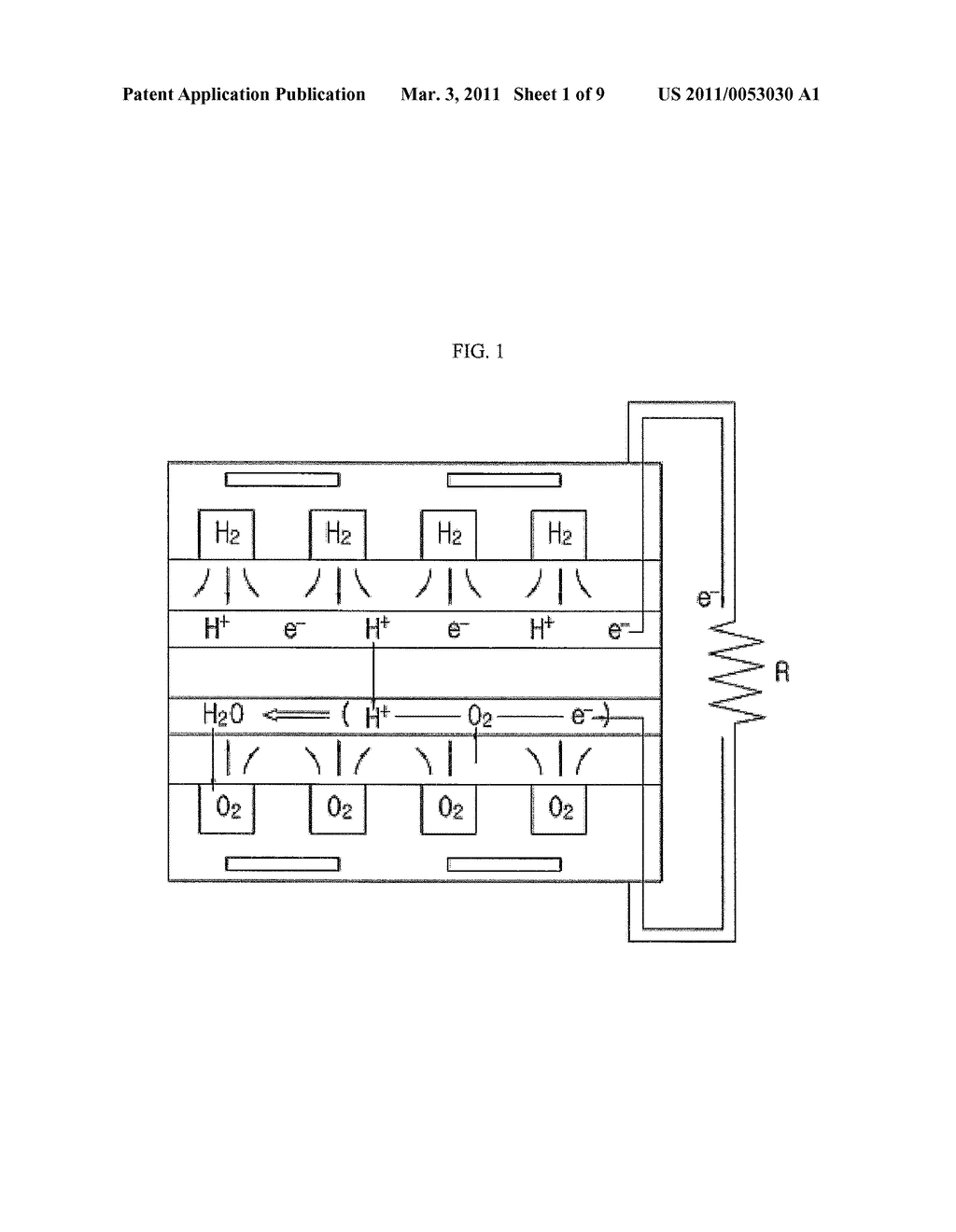 Fuel Cell with Gas Diffusion Layer having Flow Channel and Manufacturing Method Thereof - diagram, schematic, and image 02