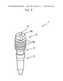 HUMAN BODY IMPLANT STRUCTURE, METHOD OF ASSEMBLING THE STRUCTURE AND METHOD OF DISASSEMBLING THE STRUCTURE diagram and image