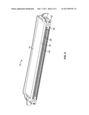 SOCKET CONNECTOR HAVING A THERMALLY CONDUCTIVE INSERT diagram and image