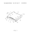 ELECTRONIC CARD CONNECTOR WITH AN IMPROVED HOUSING FOR ASSEMBLING A SWITCH TERMINAL THEREOF FAVORABLY diagram and image