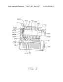 ELECTRONIC CARD CONNECTOR WITH AN IMPROVED HOUSING FOR ASSEMBLING A SWITCH TERMINAL THEREOF FAVORABLY diagram and image